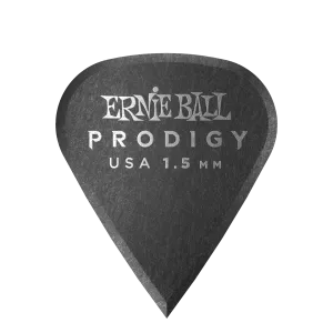 Ernie Ball 1.5 mm Sharp Prodigy Picks 6 Pack, Black