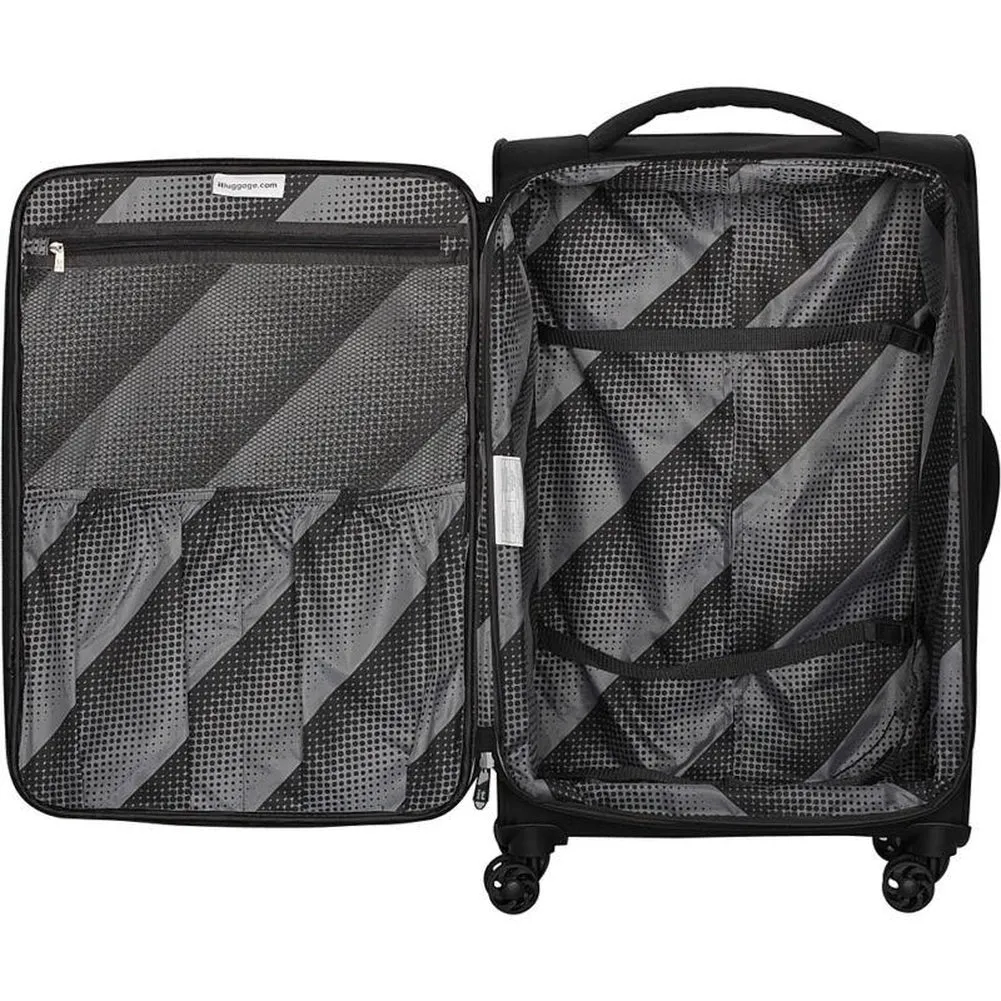famous megalite vitality 8 wheel semi expander soft side carry-on