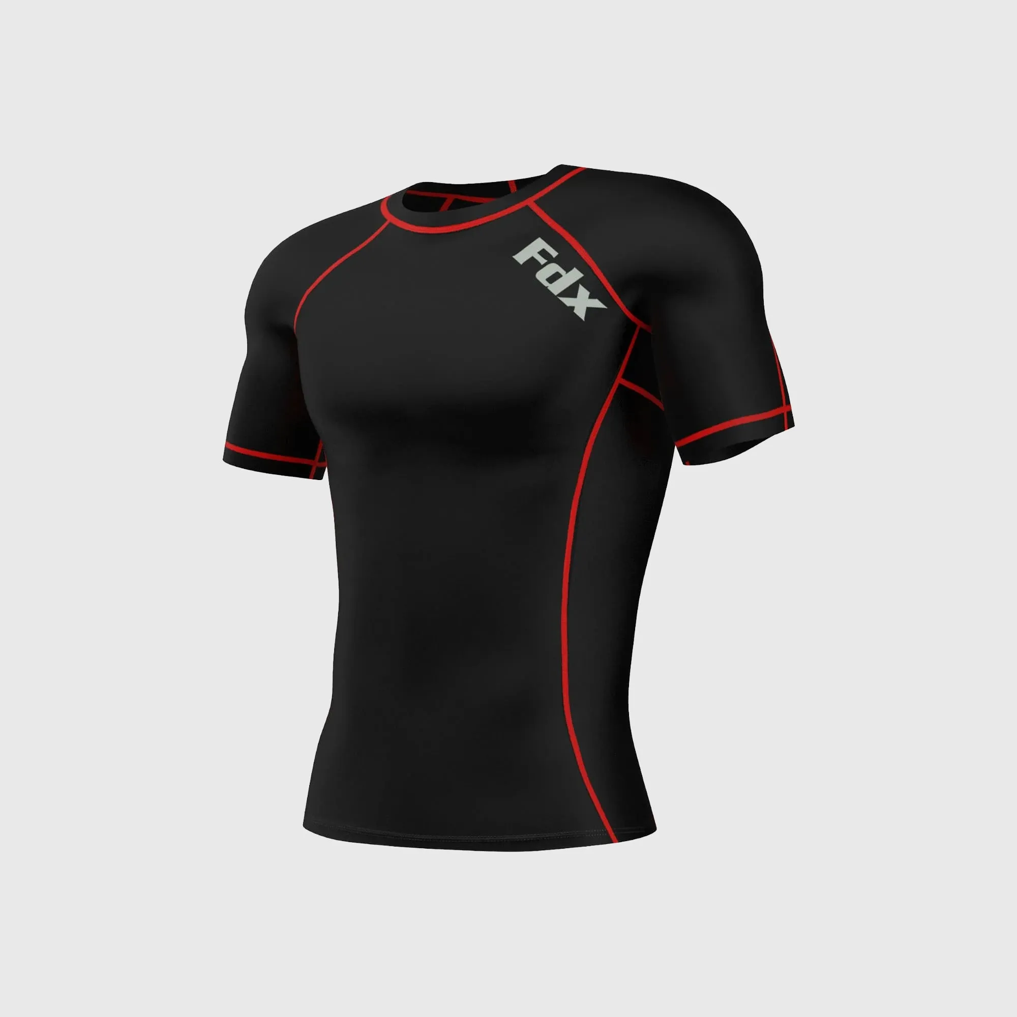 Fdx Cosmic Black Men's & Boy's Short Sleeve Base Layer Gym Shirt