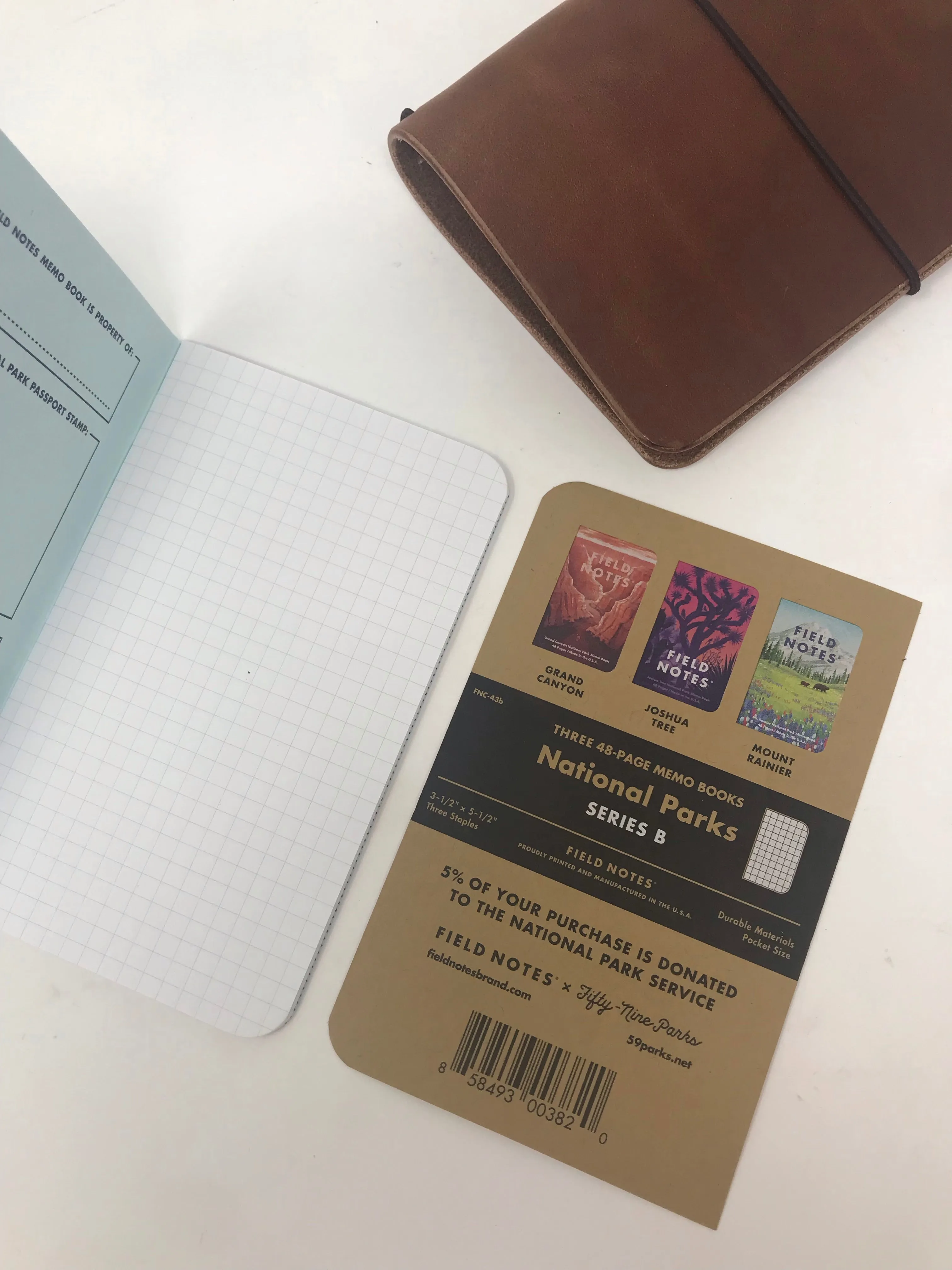 Field Notes: National Parks, Series B- Grand Canyon, Joshua Tree, Mount Rainier