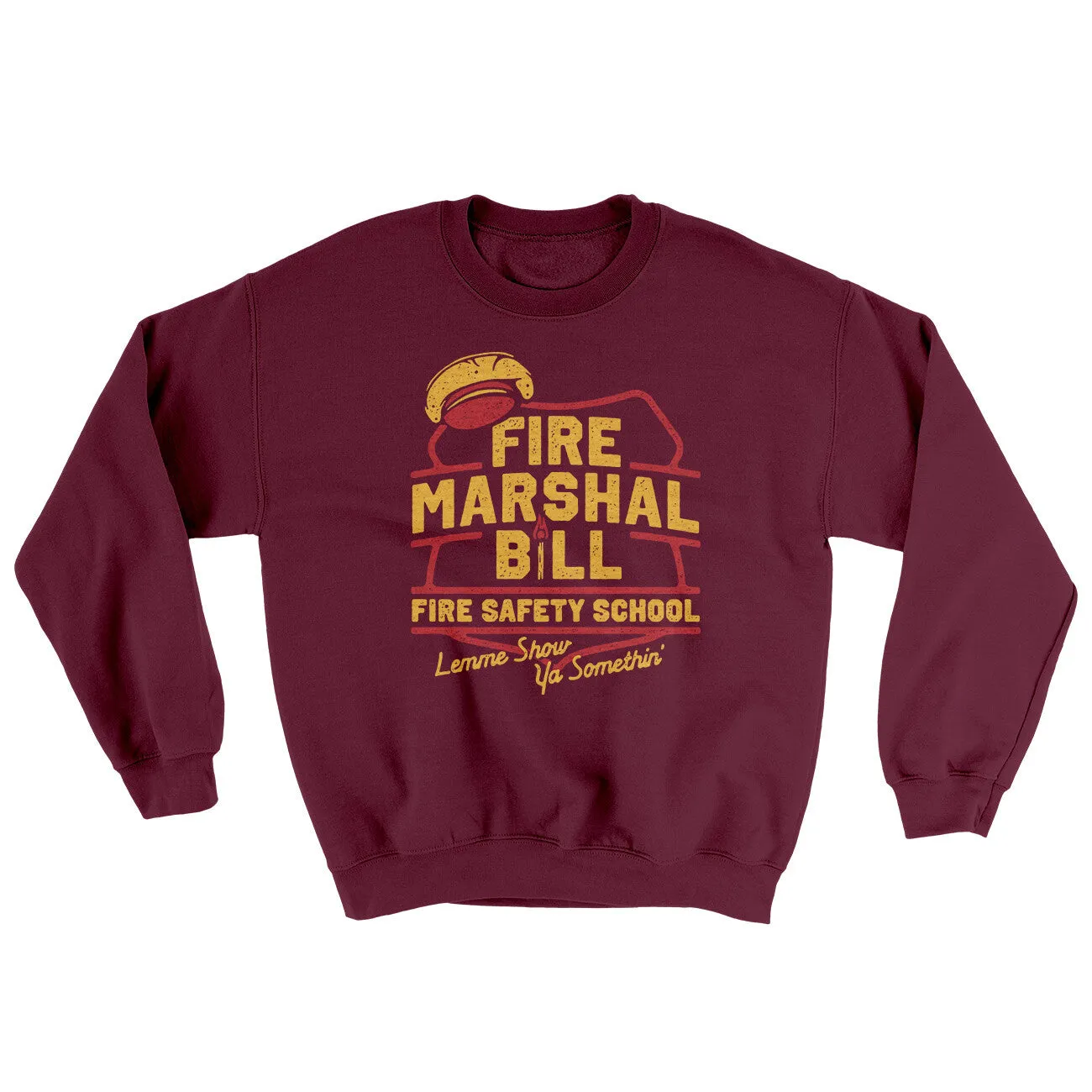 Fire Marshal Bill Fire Safety School Ugly Sweater