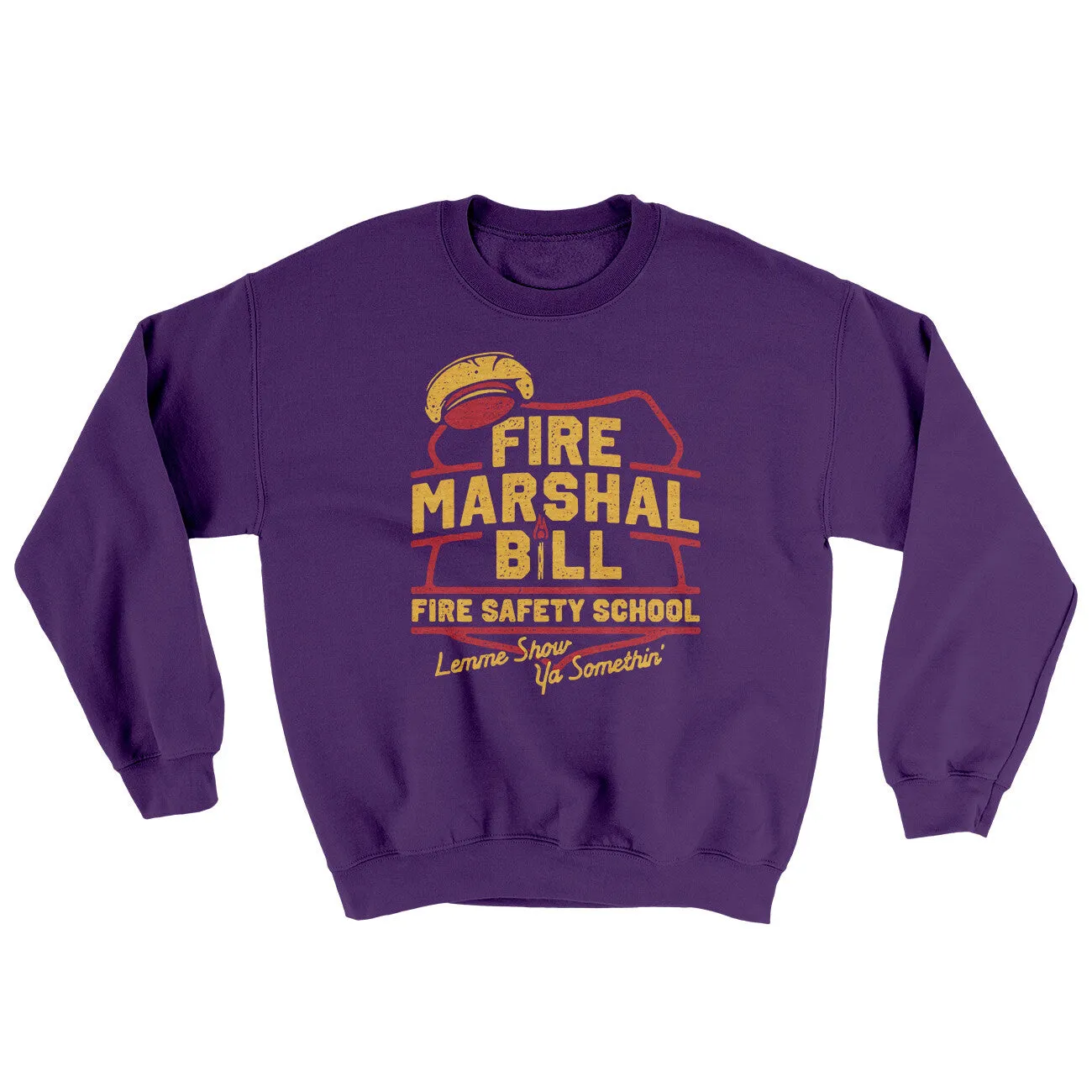 Fire Marshal Bill Fire Safety School Ugly Sweater