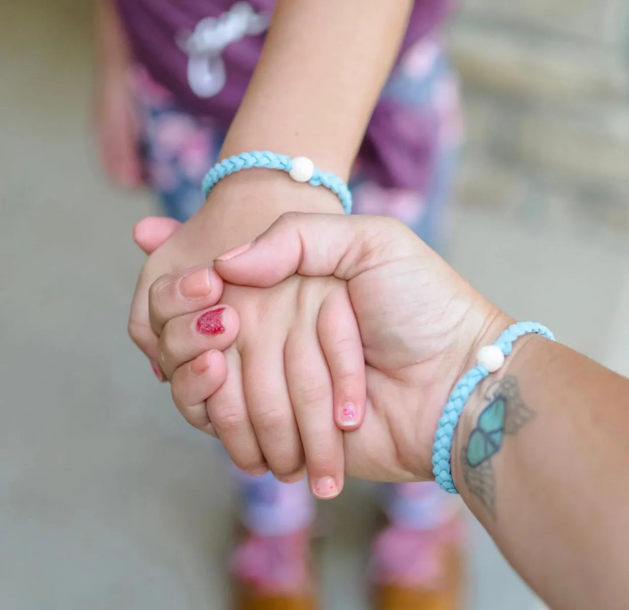 First Day of School Comfort Matching Wood Bead Bracelets