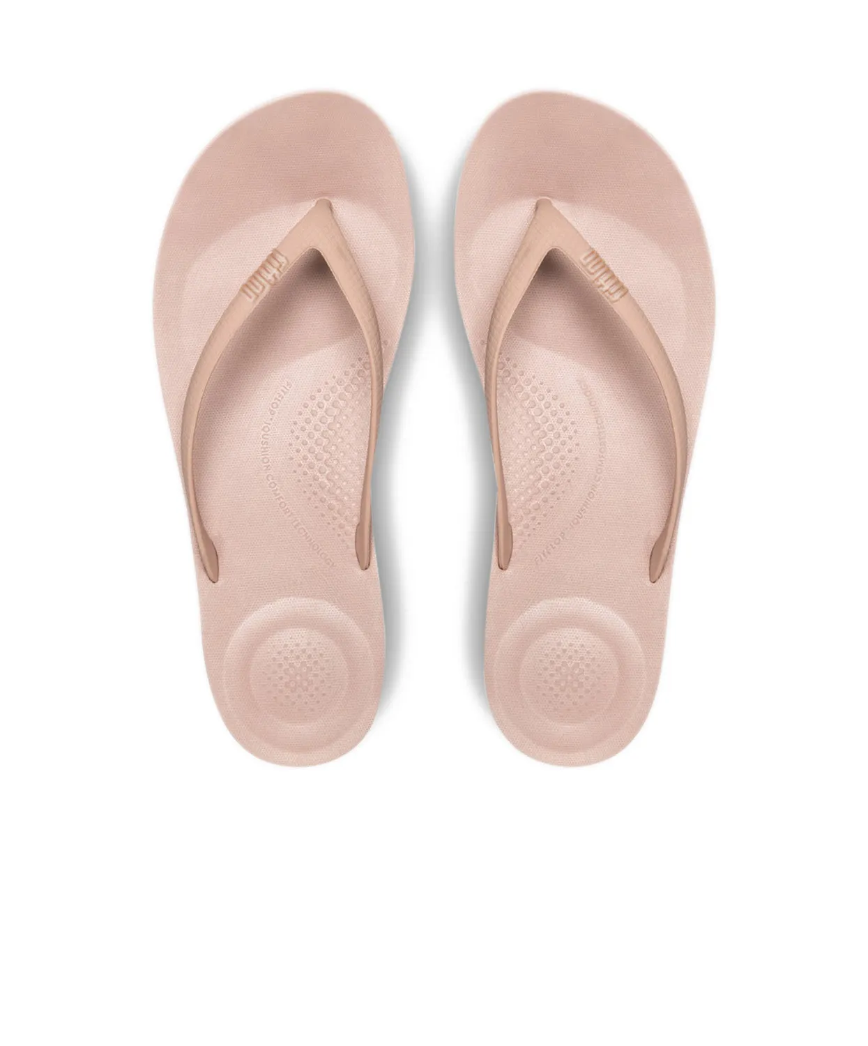 FitFlop iQushion Ergonomic Thongs Cream