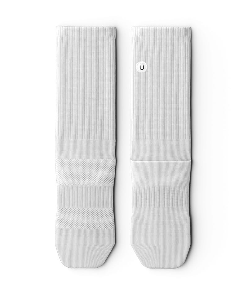Flagship Crew Socks White