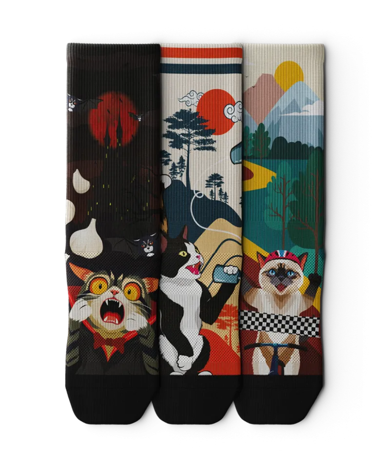 Floppy Fluffy Crew Socks 3-Pack