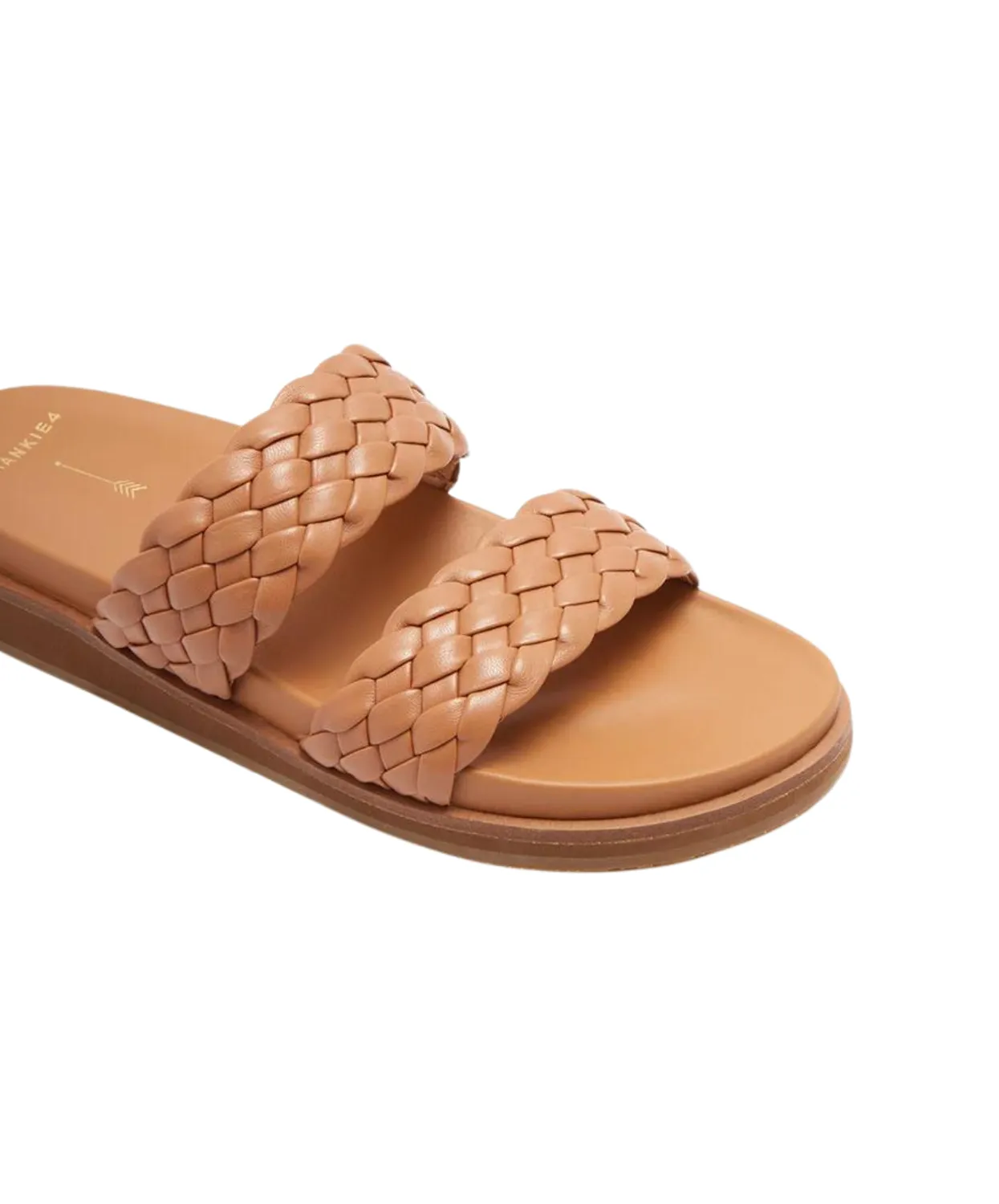 Frankie4 Malone Tan Weave Slide