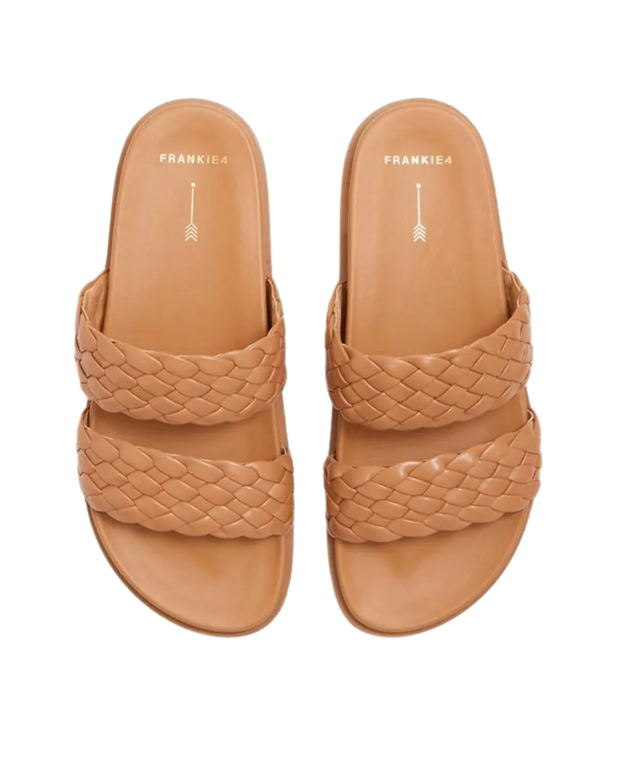 Frankie4 Malone Tan Weave Slide