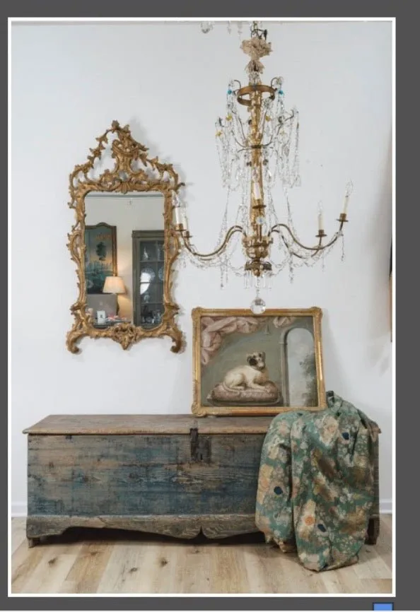 French School 18th Century Pug Oil on Canvas