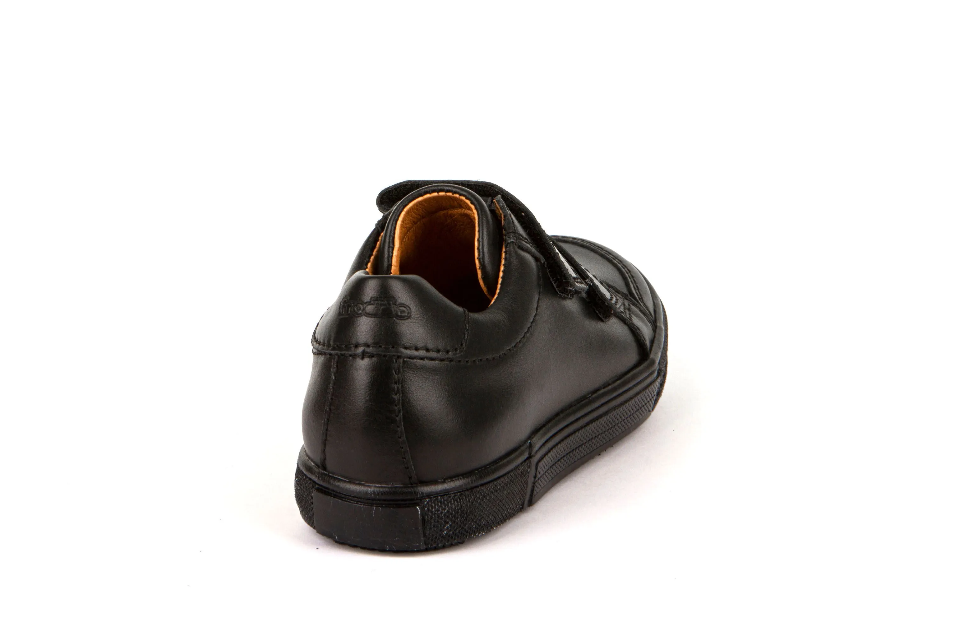 Froddo Black leather Velcro School Shoes