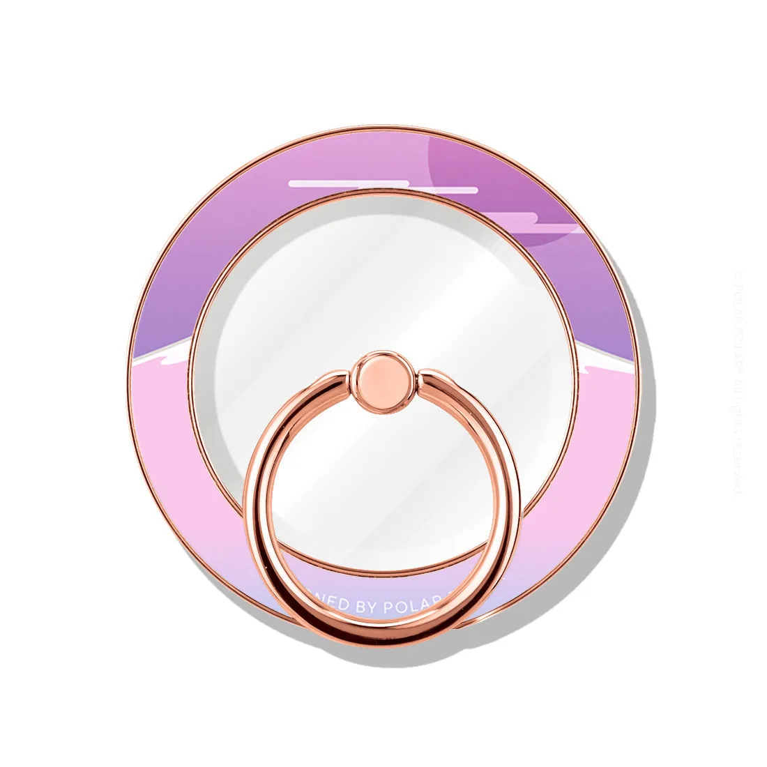 Fujisan Romance - Rose Gold MagSafe Phone Grip and Ring Holder Stand