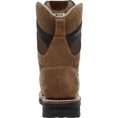 Georgia Men's Logger LTX 9" Comp Toe Waterproof 400G Work Boot -Brown- GB00681