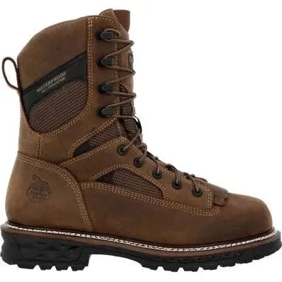 Georgia Men's Logger LTX 9" Comp Toe Waterproof 400G Work Boot -Brown- GB00681