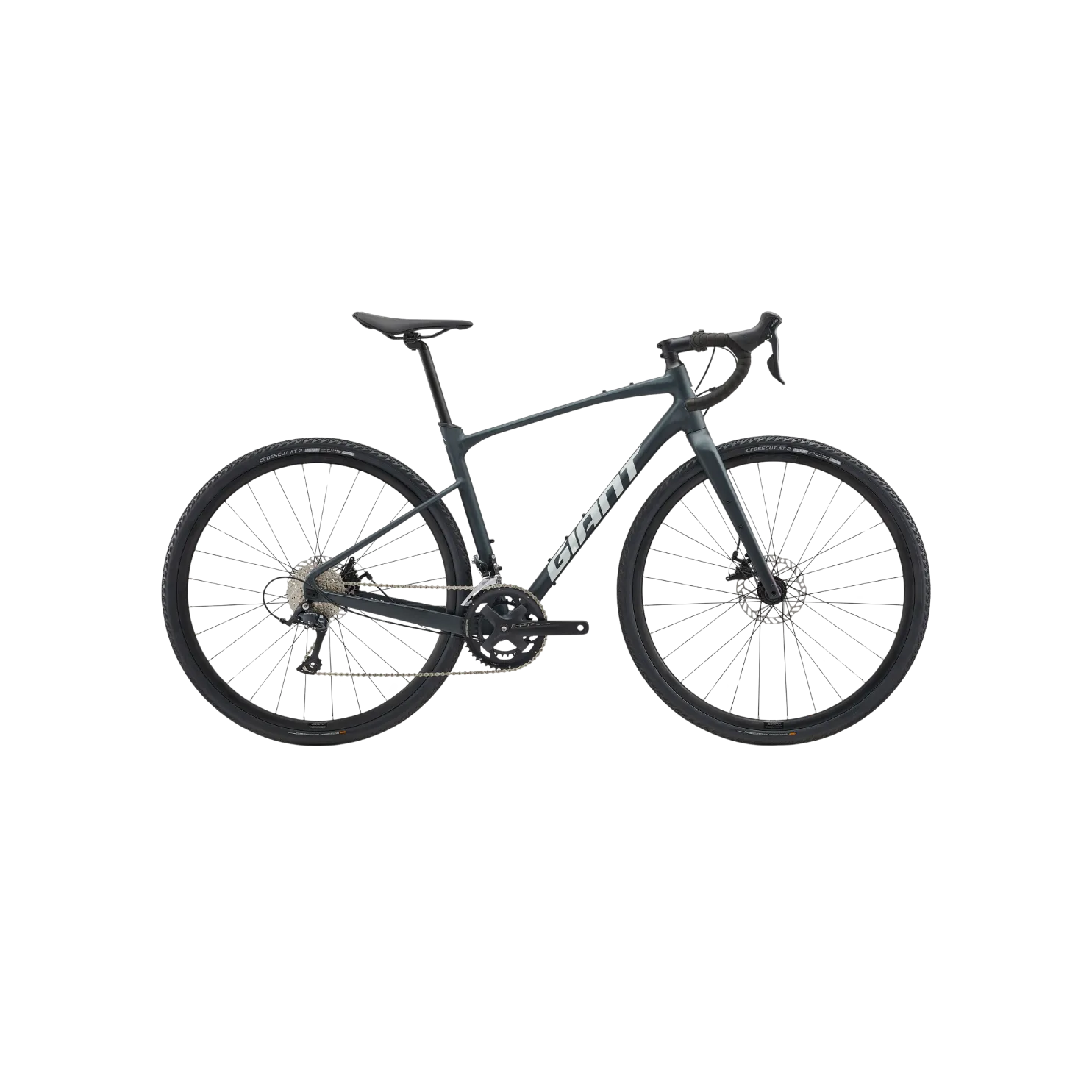 Giant Revolt 2 Gravel Bike - Asphalt Green