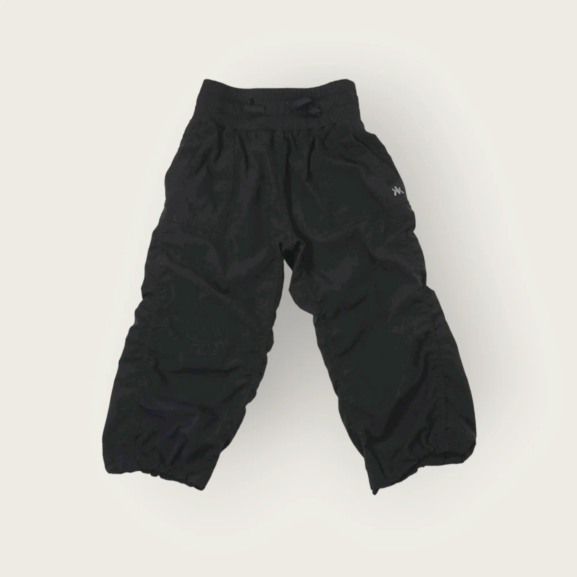 GIRL SIZE SMALL (7/8 YEARS) - KYODAN GIRLS, Black Carpi Track Pants EUC B15