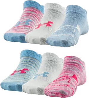Girls' Essential No Show 6-Pack Socks