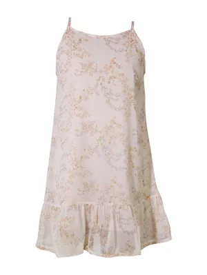 Girls Floral Strappy Dress Multicolor