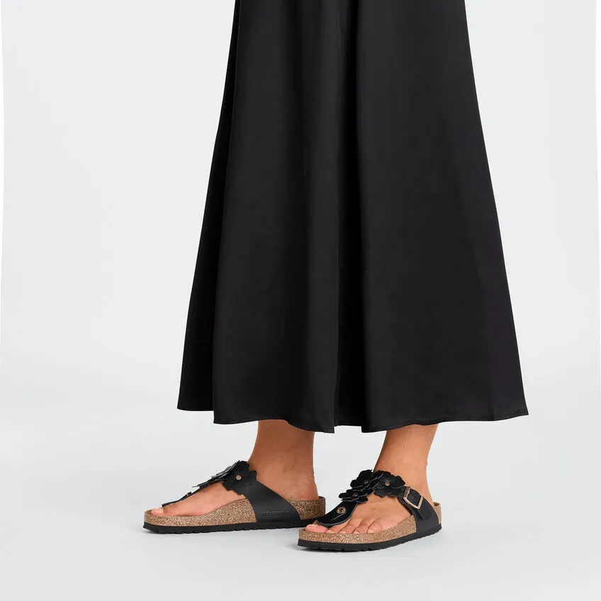 Gizeh Flower | Leather | Black