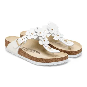 Gizeh Flower | Leather | White