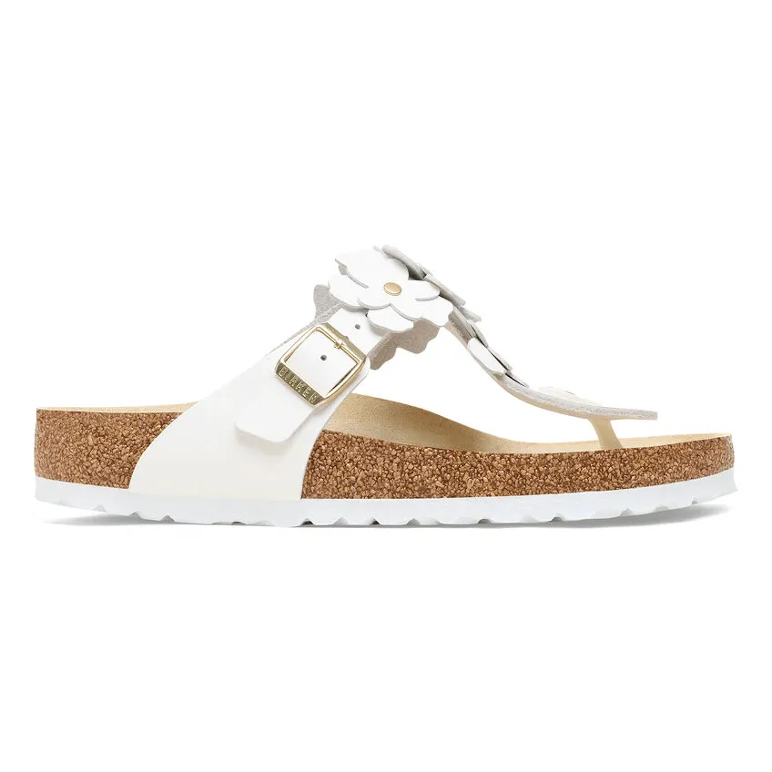 Gizeh Flower | Leather | White