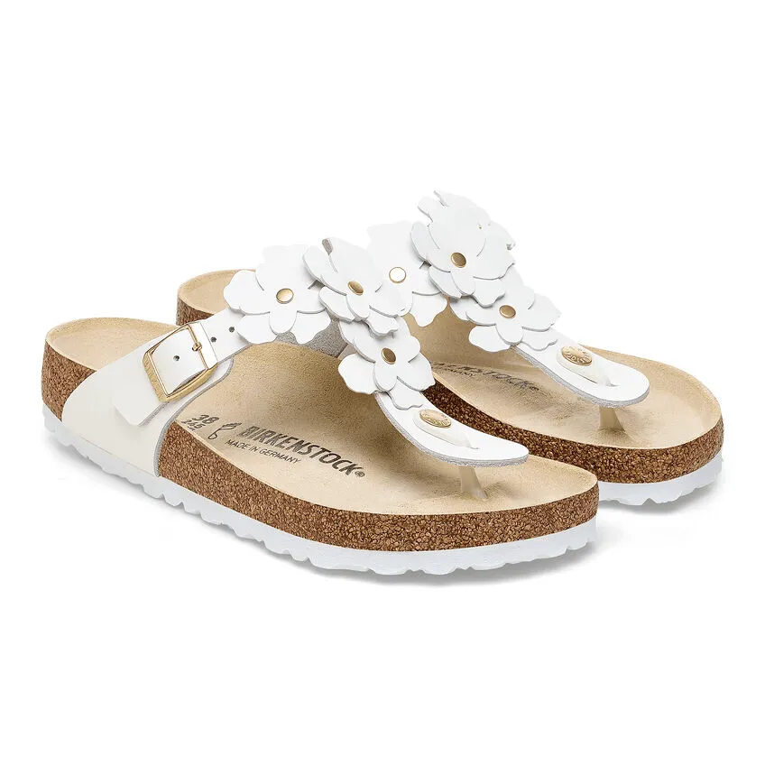 Gizeh Flower | Leather | White