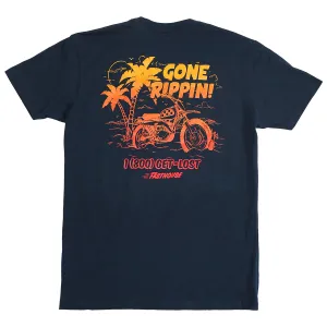 Gone Rippin Tee - Navy