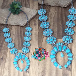Grande squash blossom necklace