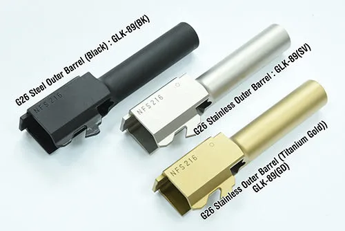 Guarder Stainless CNC Slide for MARUI G26 Gen3 (Custom/Silver)