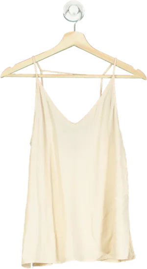 H&M Beige Viscose Strappy Top UK XS