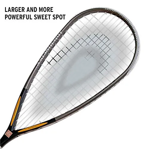 HEAD I.110 Aluminum Squash Racquet (Black-Grey)