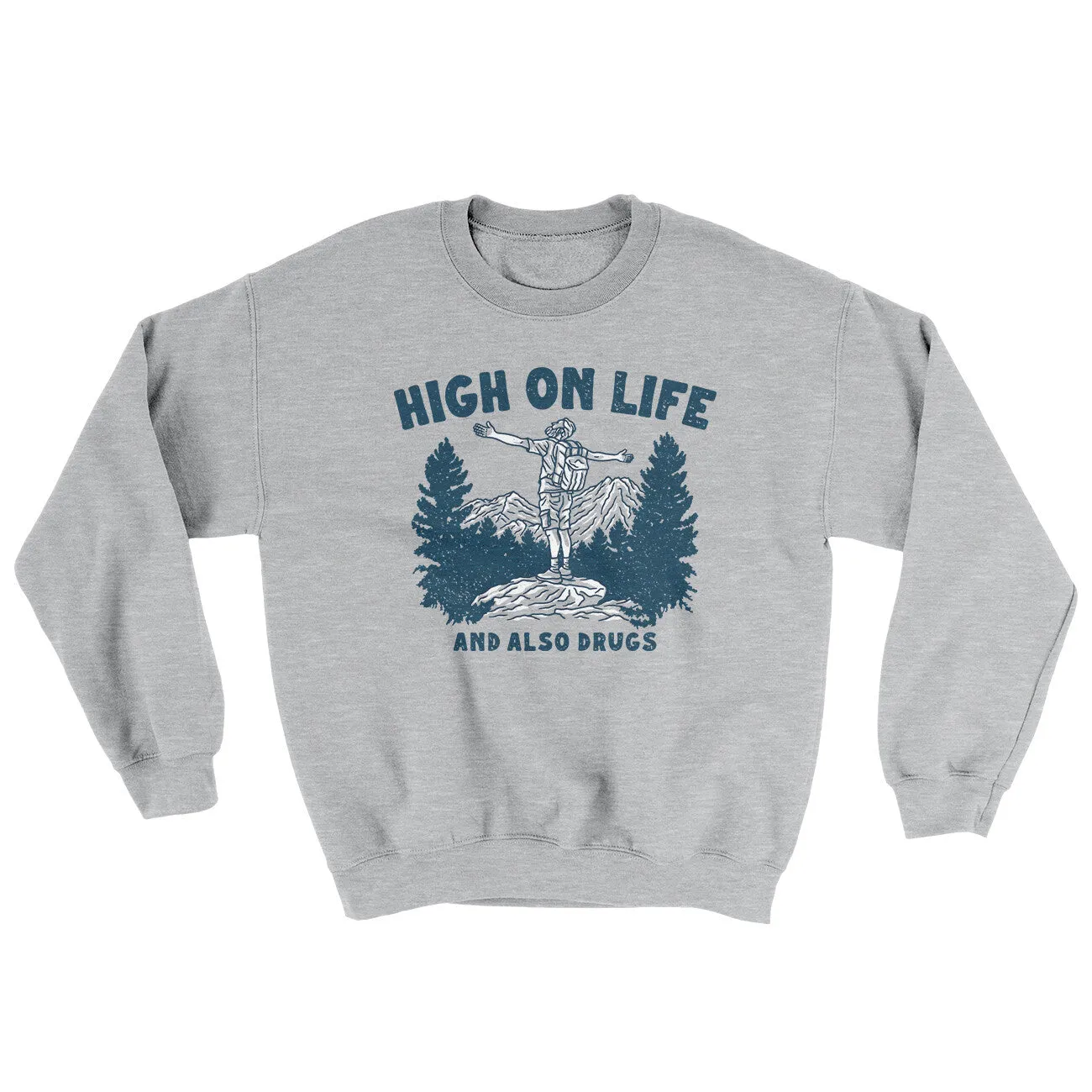 High On Life And Also Drugs Ugly Sweater