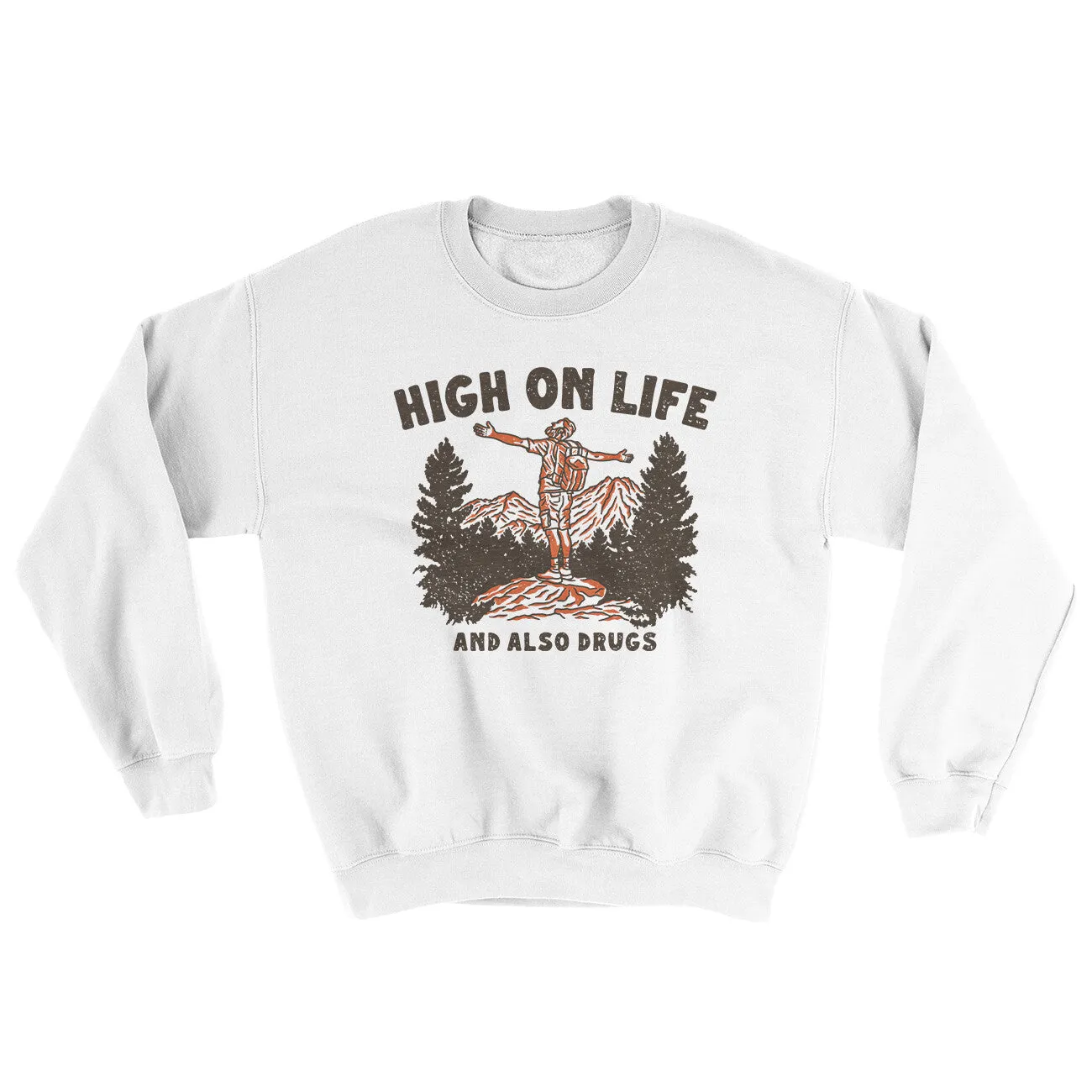 High On Life And Also Drugs Ugly Sweater