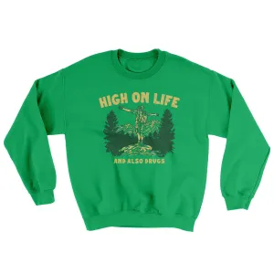 High On Life And Also Drugs Ugly Sweater