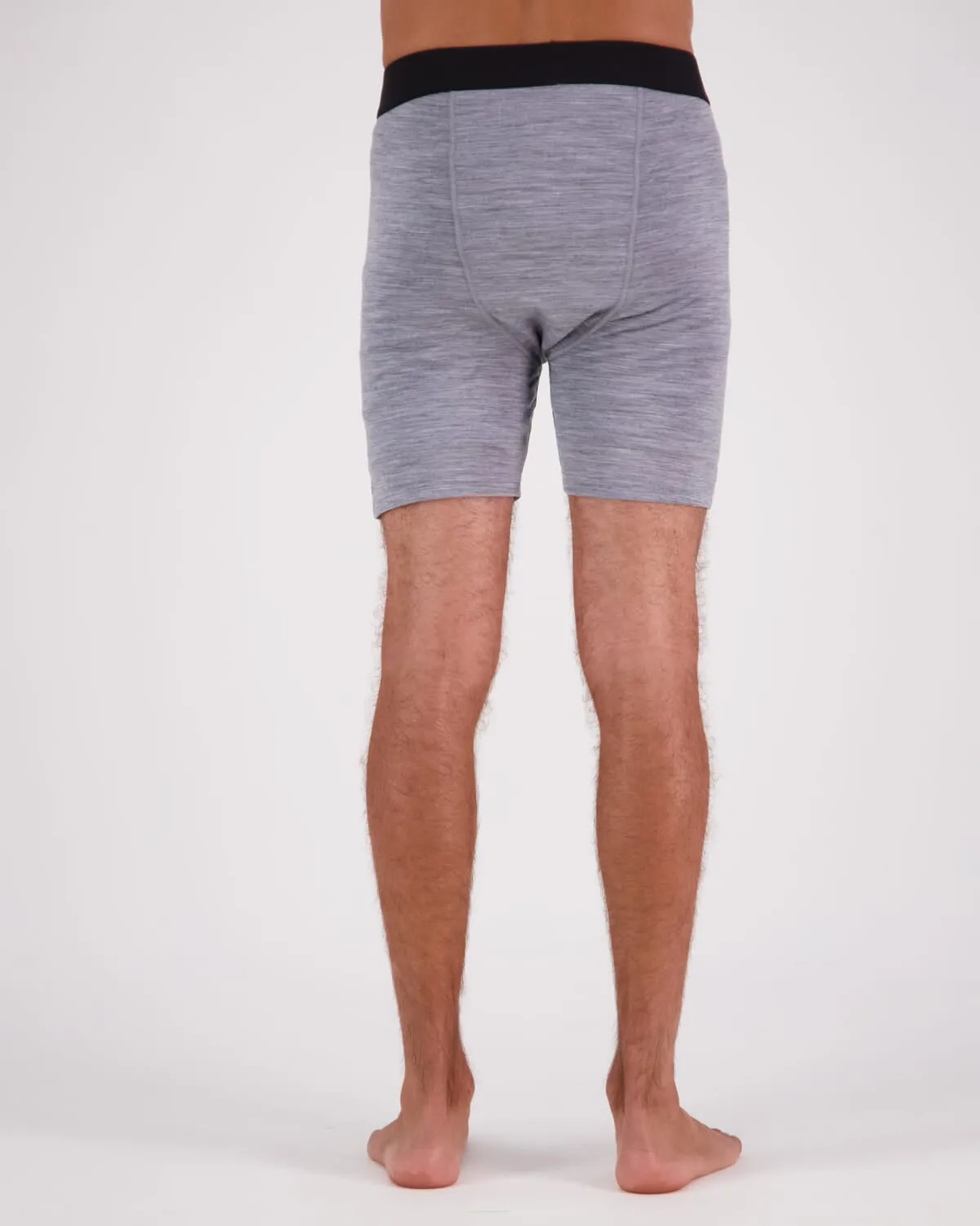 Hold 'em Merino Boxer - Grey Heather