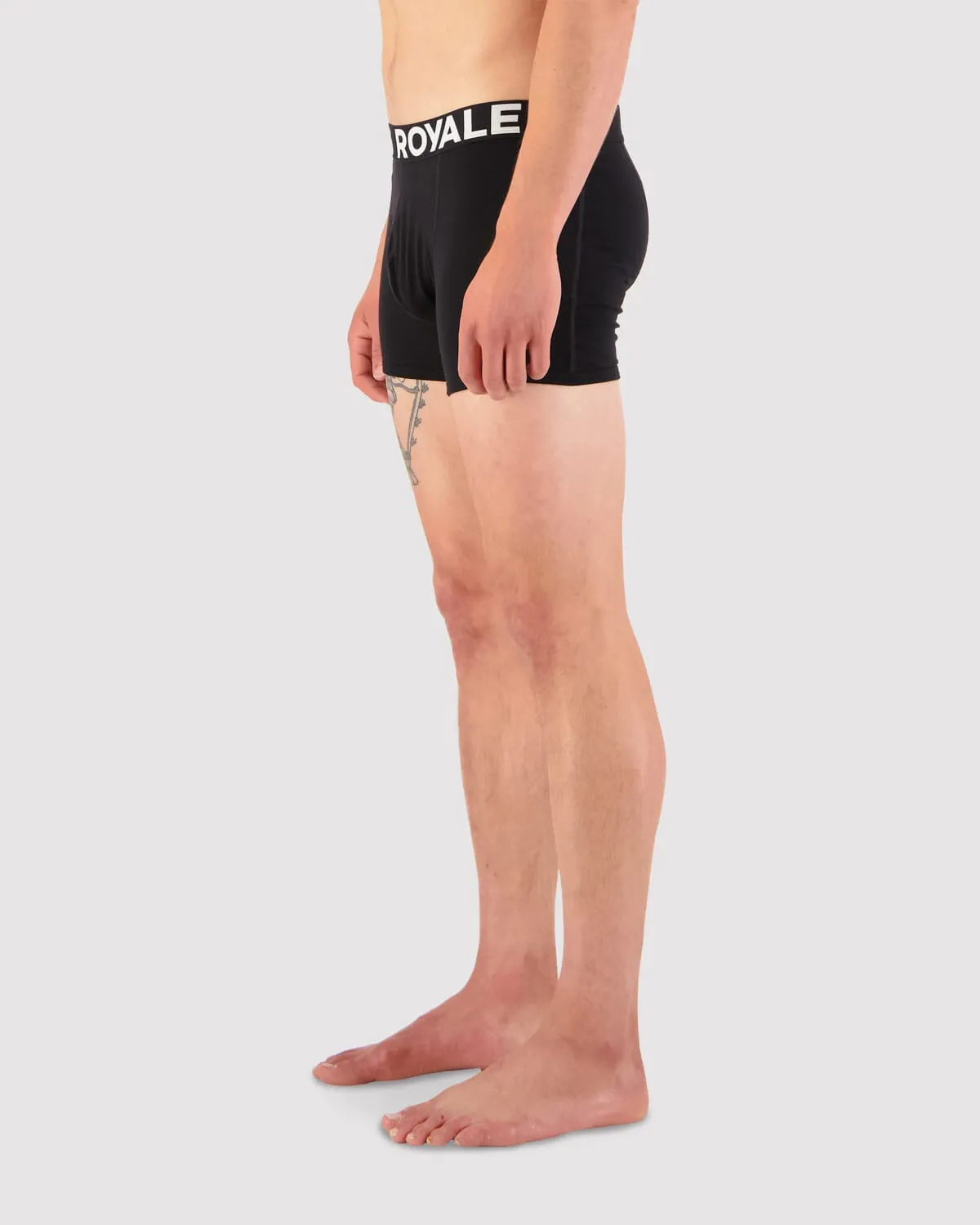 Hold 'em Shorty Merino Boxer - Black