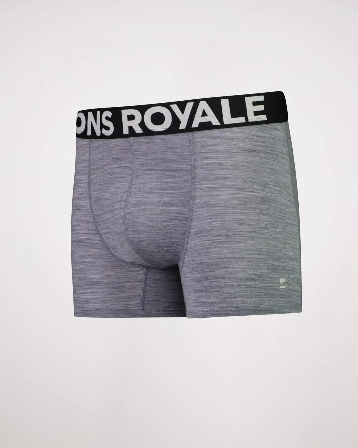 Hold 'em Shorty Merino Boxer - Grey Heather