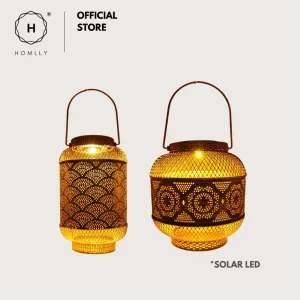 Homlly Solar Outdoor Waterproof Lantern Lamp