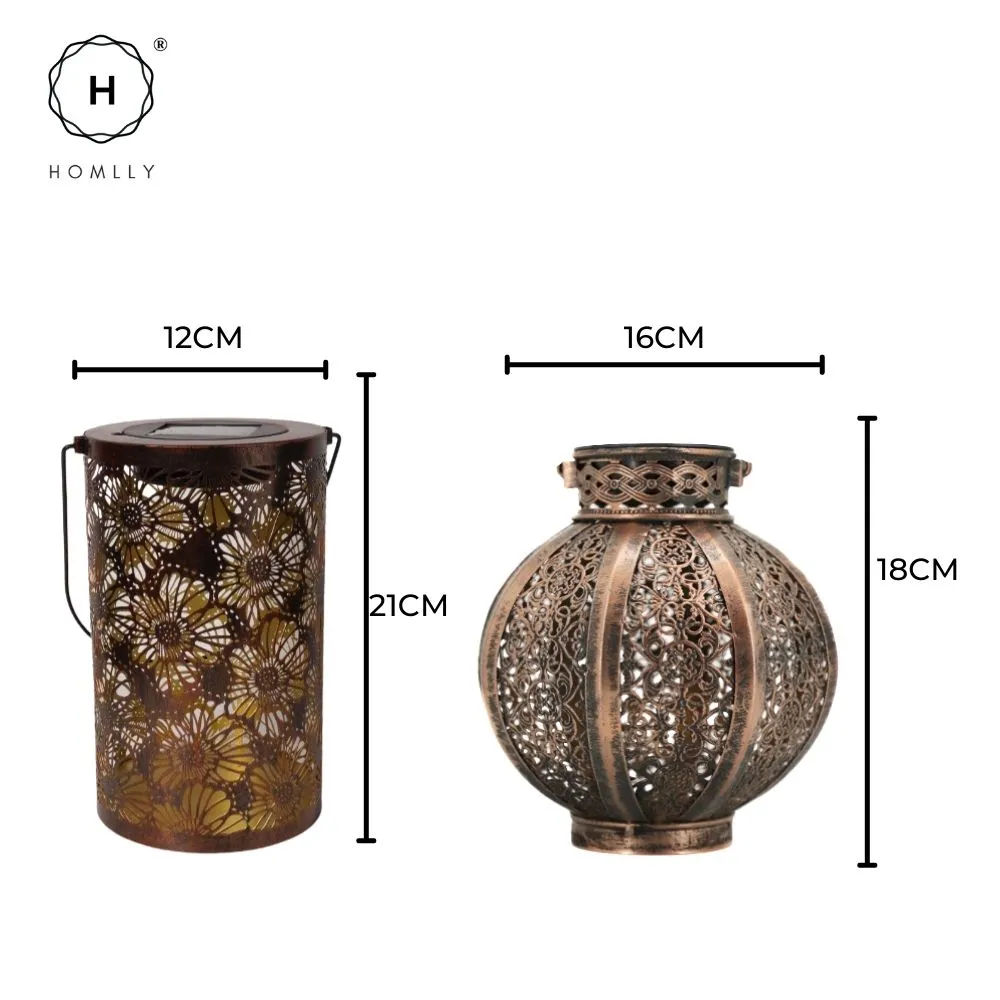 Homlly Solar Outdoor Waterproof Lantern Lamp