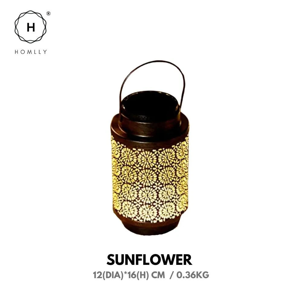 Homlly Solar Outdoor Waterproof Lantern Lamp