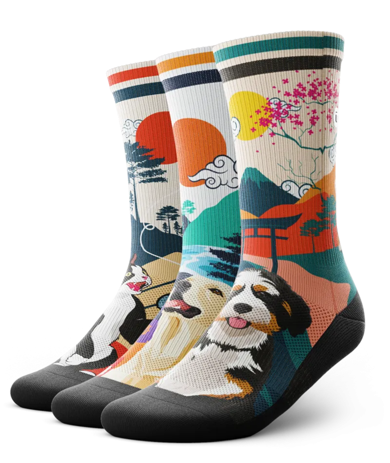 Hooman Furiends Crew Socks 3-Pack