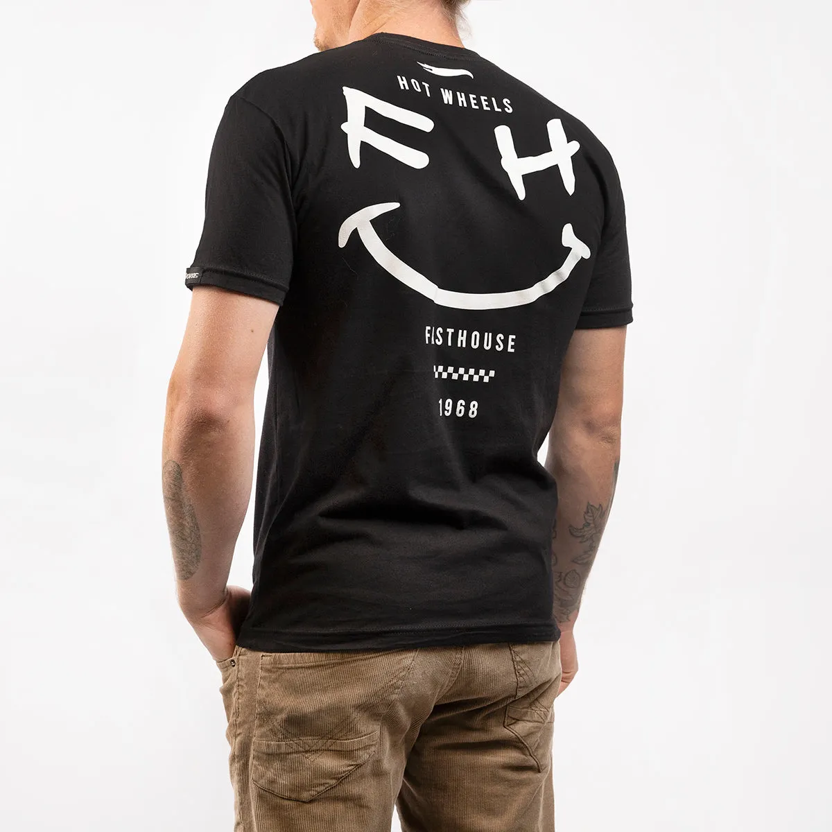 Hot Wheels Smirk Tee - Black
