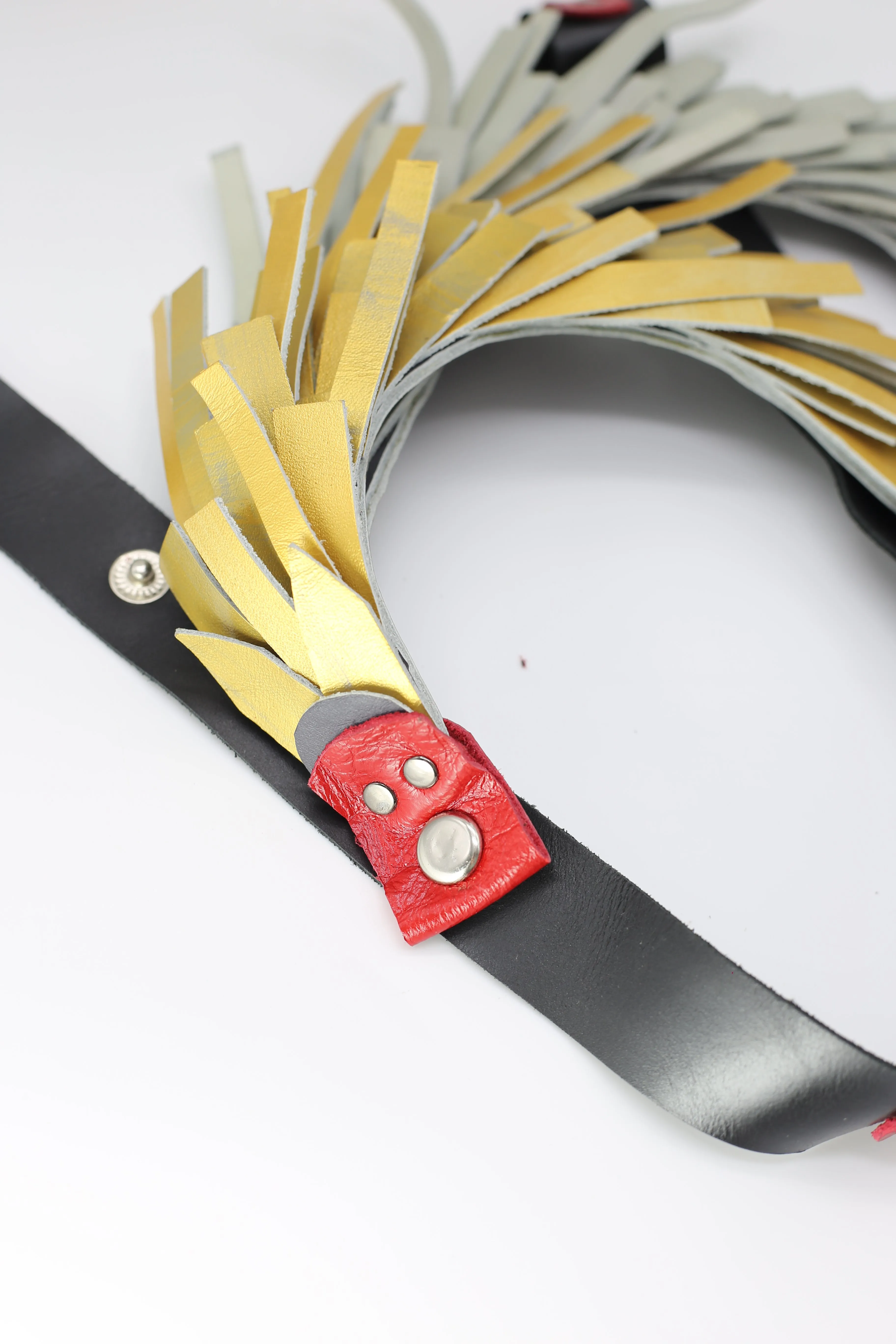 Hummingbird Nest Neckalce From Recycled Leather