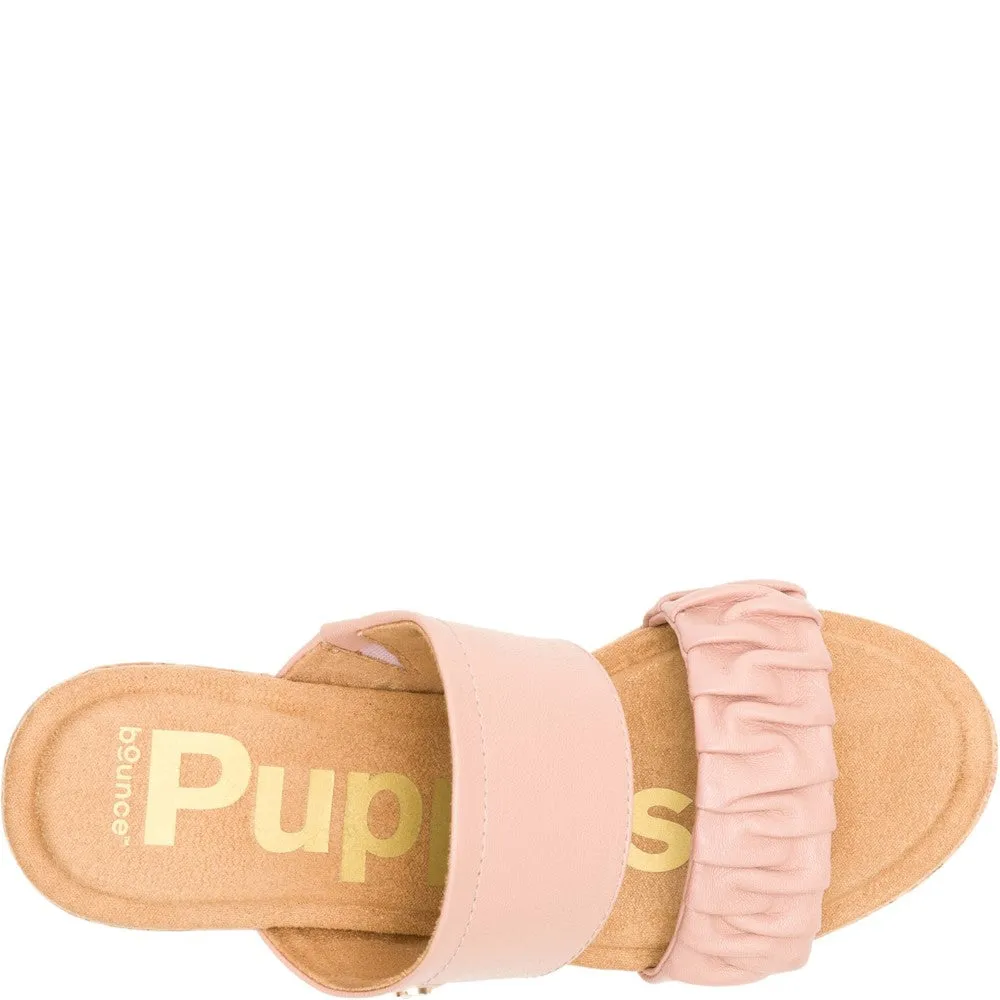 Hush Puppies Poppy Ruched Slide