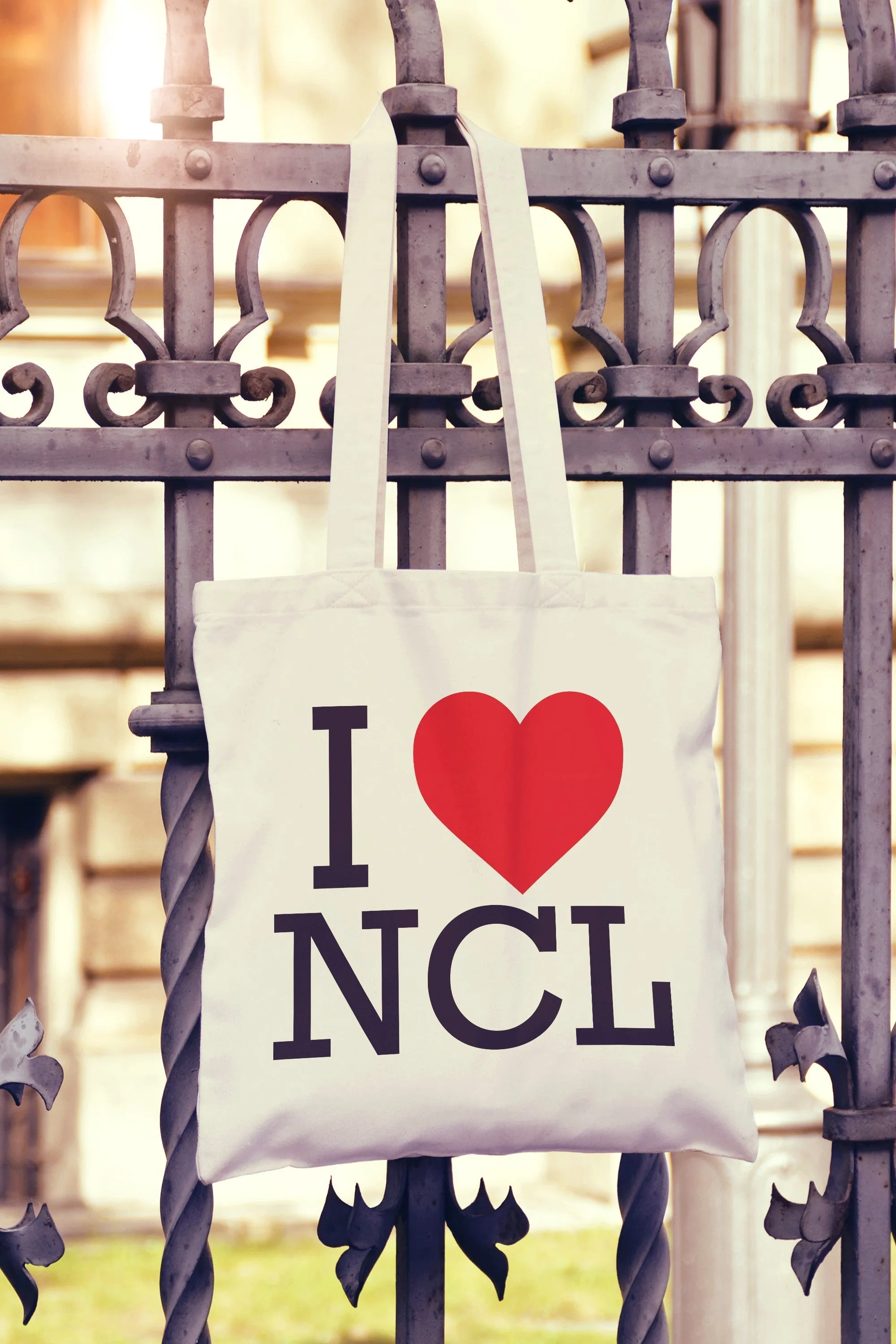 I Love Heart Newcastle Tote Bag