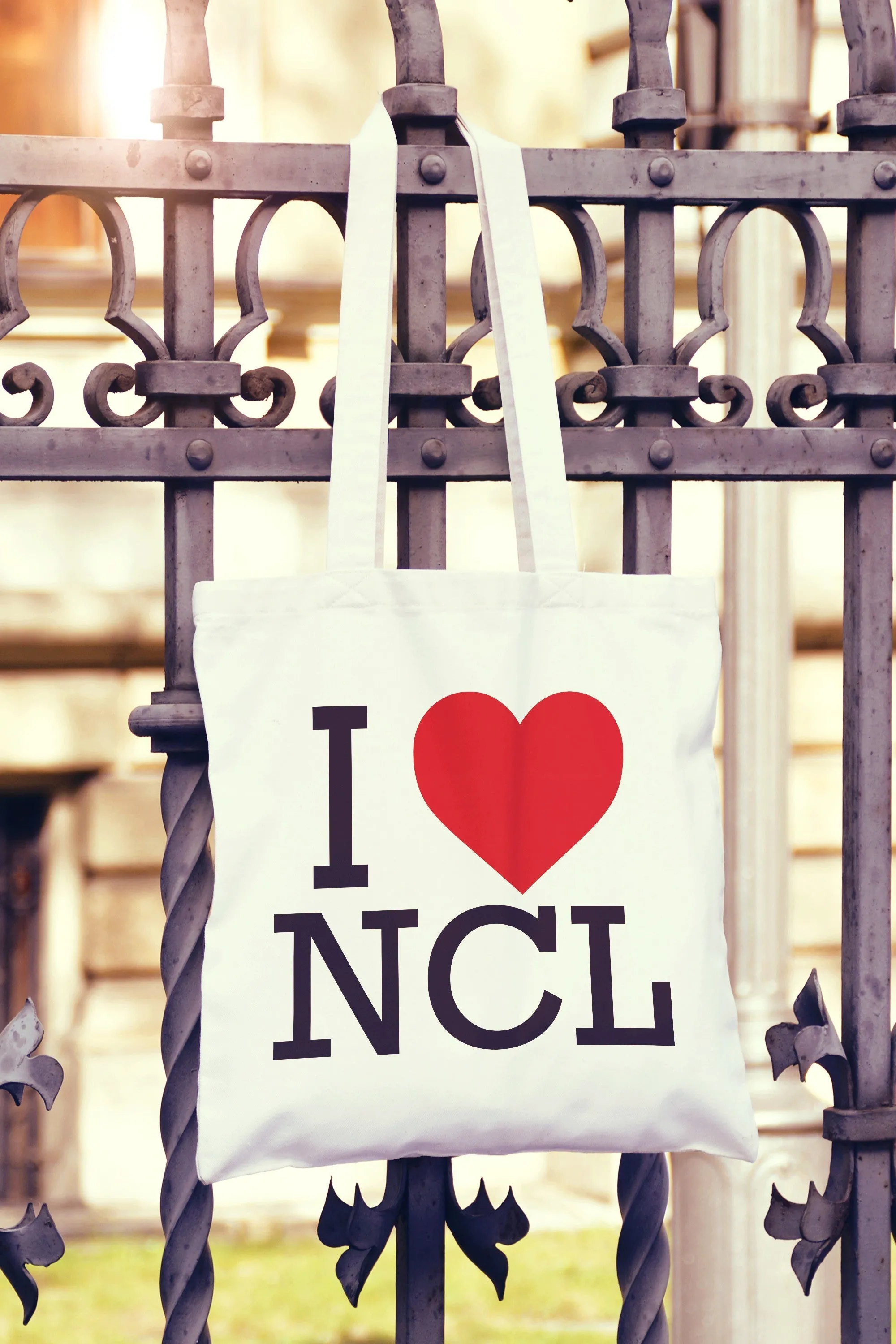 I Love Heart Newcastle Tote Bag