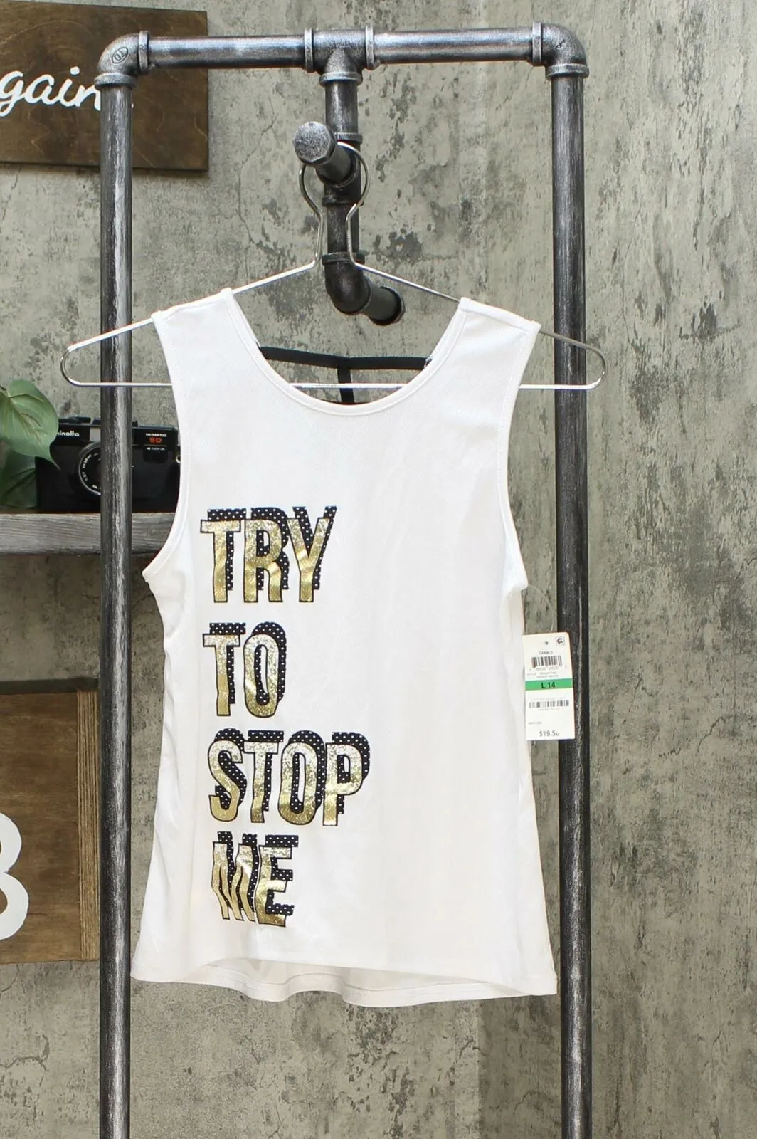 Ideology Big Girls Try to Stop Me Tank Top