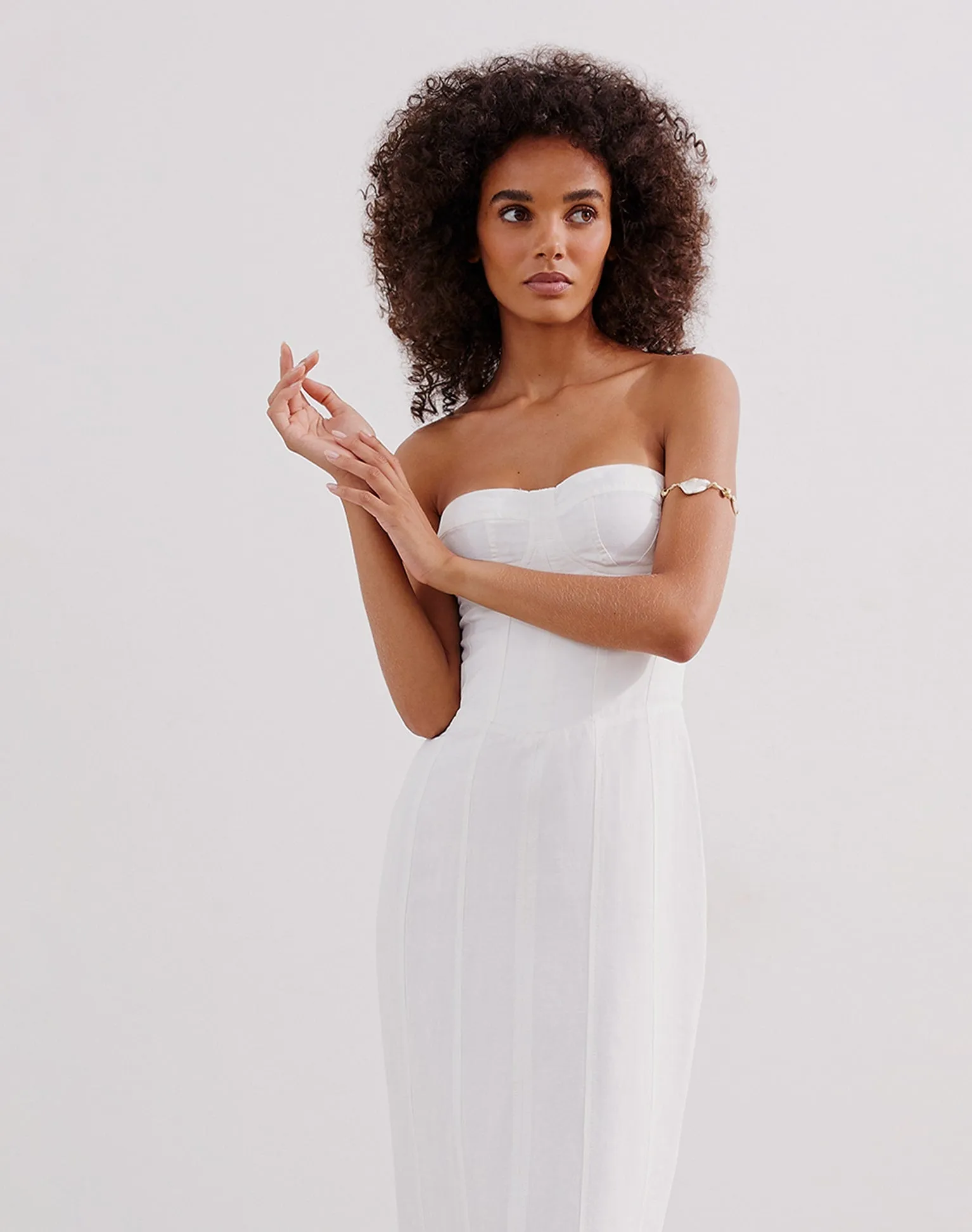 Inara Midi Dress (exchange only) - Off White