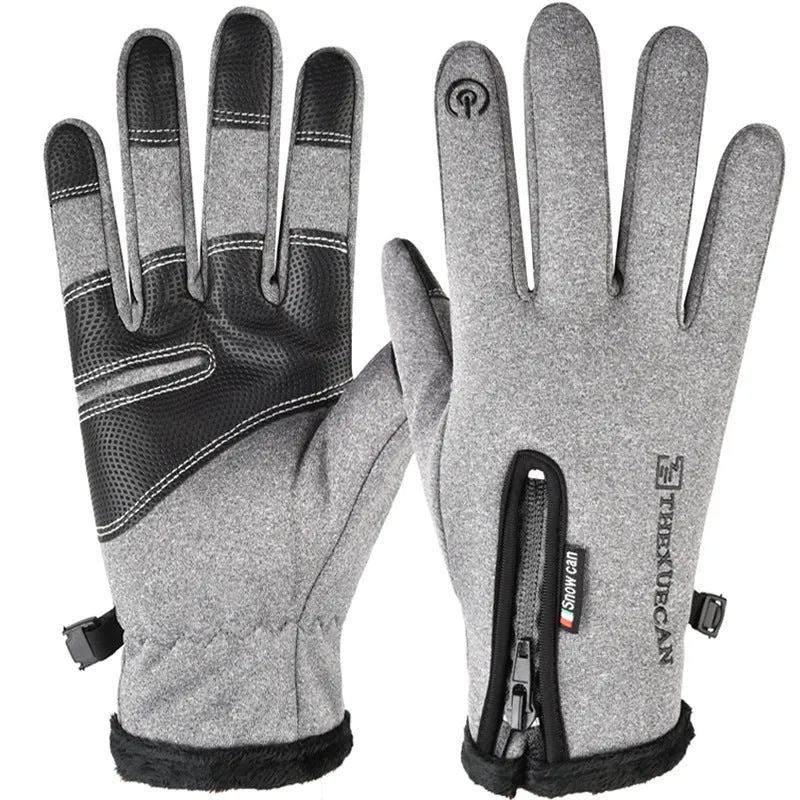 INSTOCK-Outdoor cycling plus velvet touch screen gloves