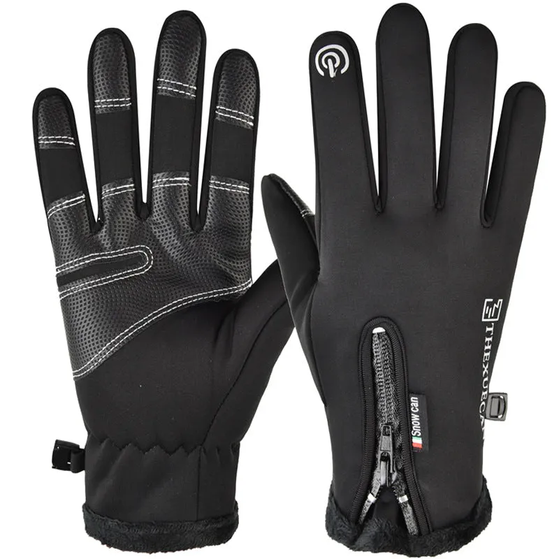 INSTOCK-Outdoor cycling plus velvet touch screen gloves