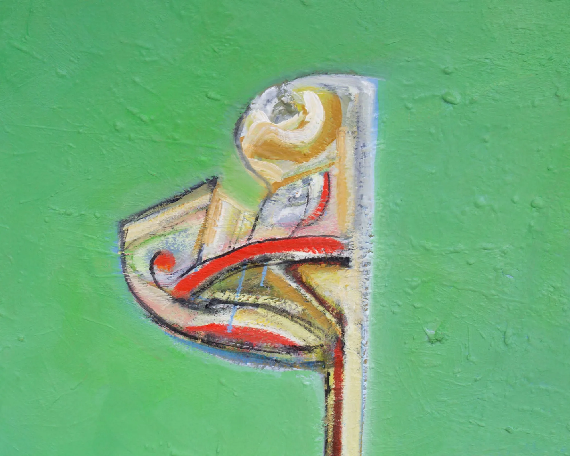 James L. Bruch Abstract Acrylic on Canvas Painting